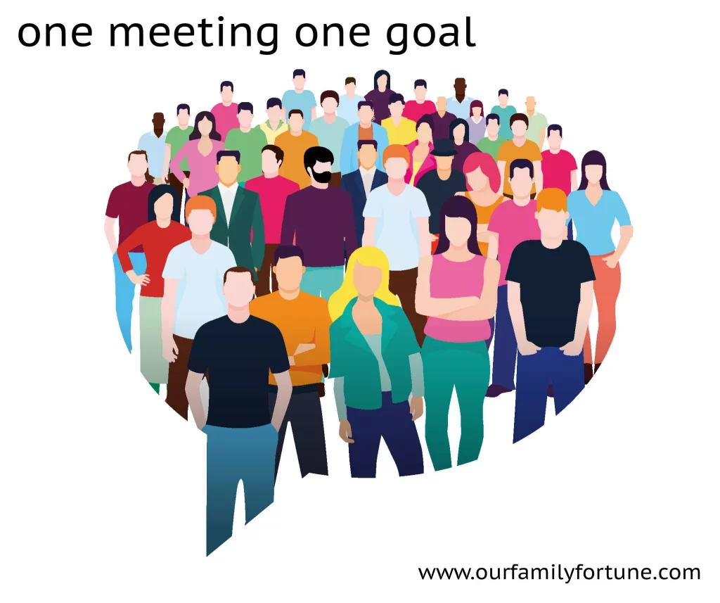 One meeting One goal